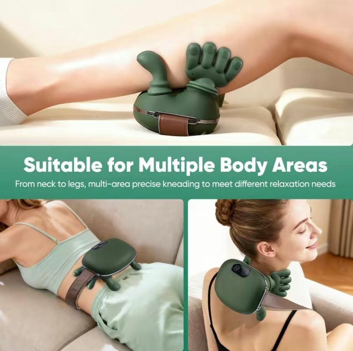 Deep tissue relief with smart pressure