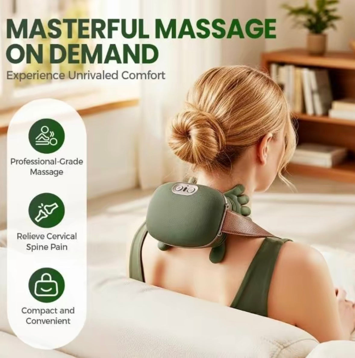 Deep tissue relief with smart pressure